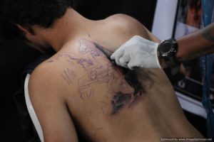 back tattoo- Ace tattooz