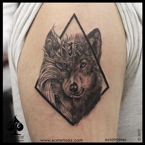 Wolf Tattoo design