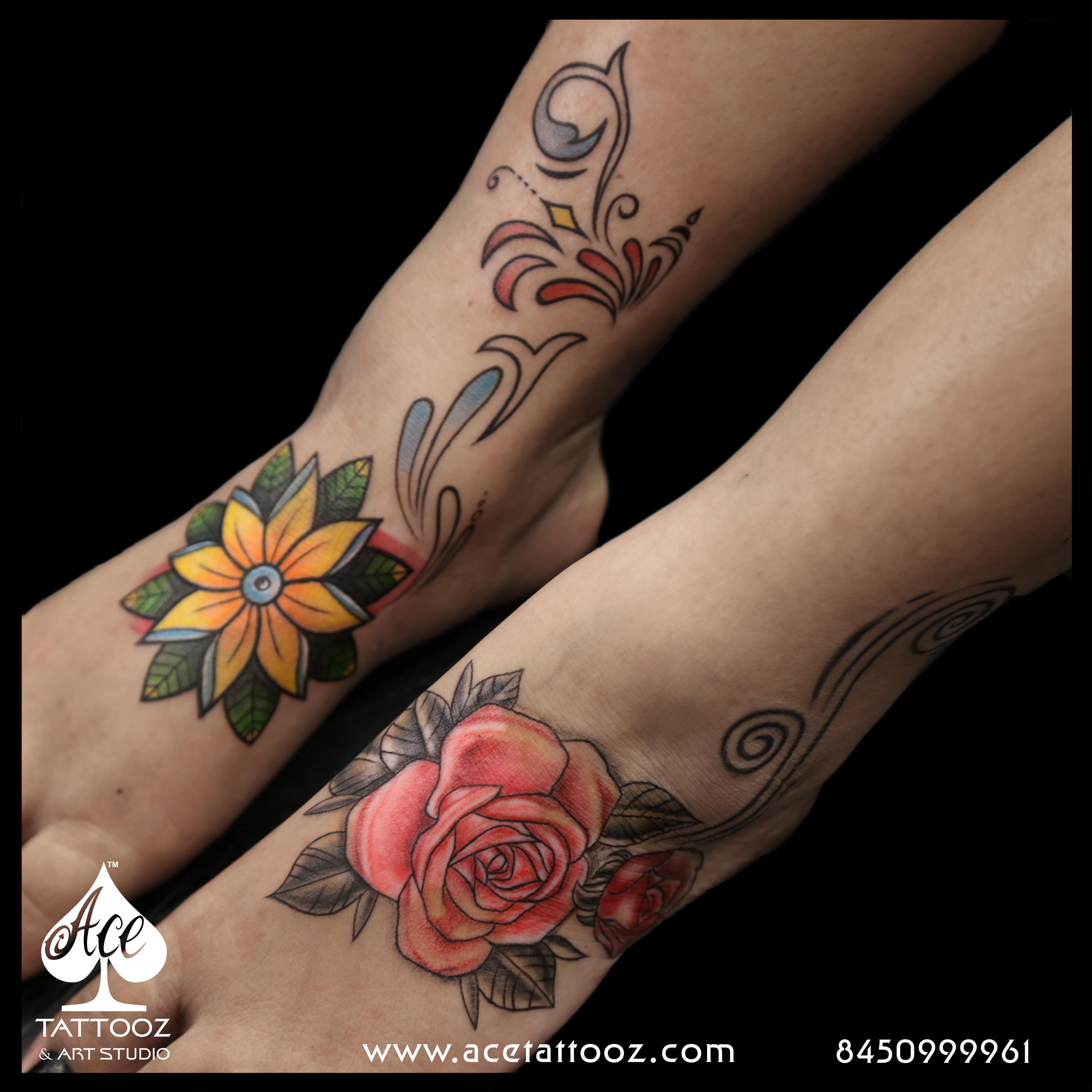 Coverup leg by tattooist Ian Wong  Tattoogridnet