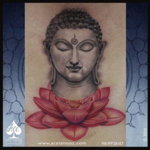Buddha Lotus Tattoo