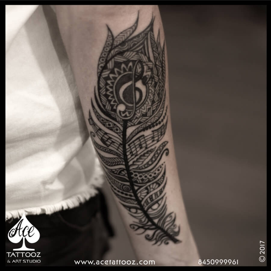 Feather tattoo design | Ivy Sanchez | Flickr