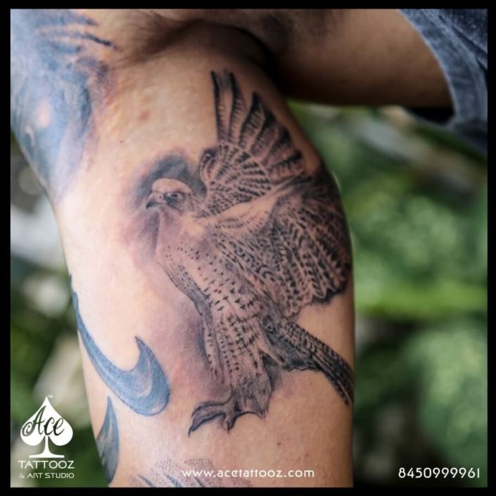 Falcon 3d Tattoo