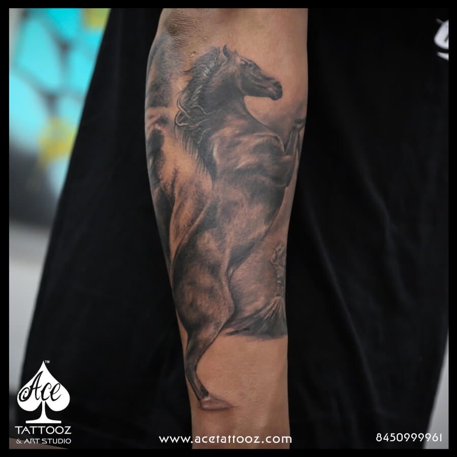 Creative Horse Tattoo Designs - Ace Tattooz