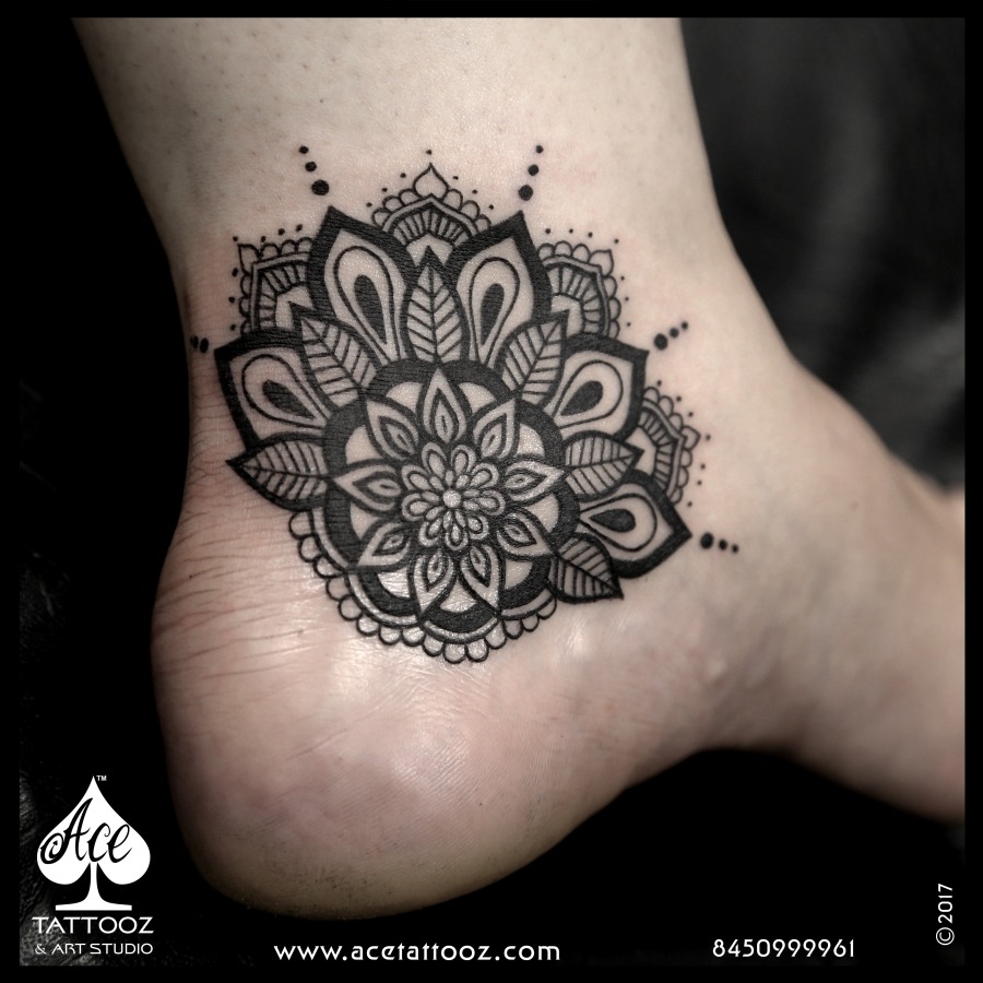 Image result for simple half mandala | Half mandala tattoo, Hand tattoos,  Inspirational tattoos