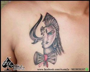 Shiva Trishul | God Tattoo Designs on Chest - Ace Tattooz