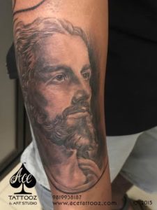 Lord Jesus God Tattoo Designs on Hand