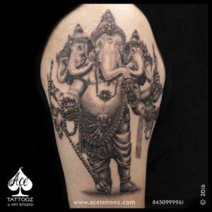 Panchmukhi Ganesha Tattoos - Ace Tattoos