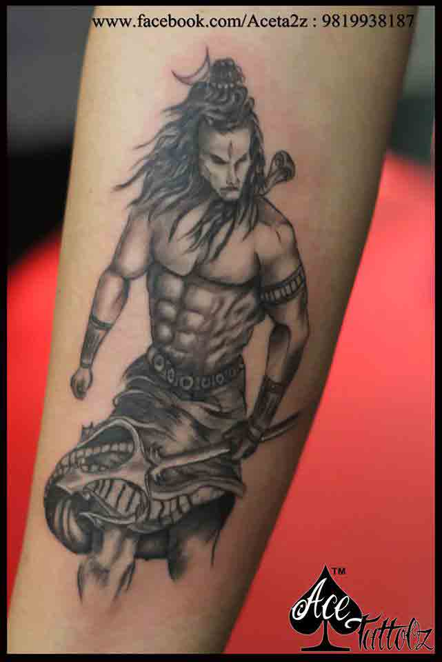 Aggressive Shiva God Tattoo Designs - Ace Tattooz