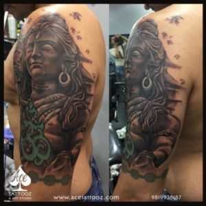 Cover Up Lord Shiva Tattoo Design