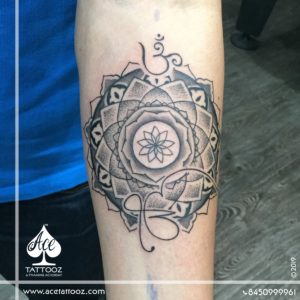 Ek Onkae Om Mandala Unique Tattoo Designs for men