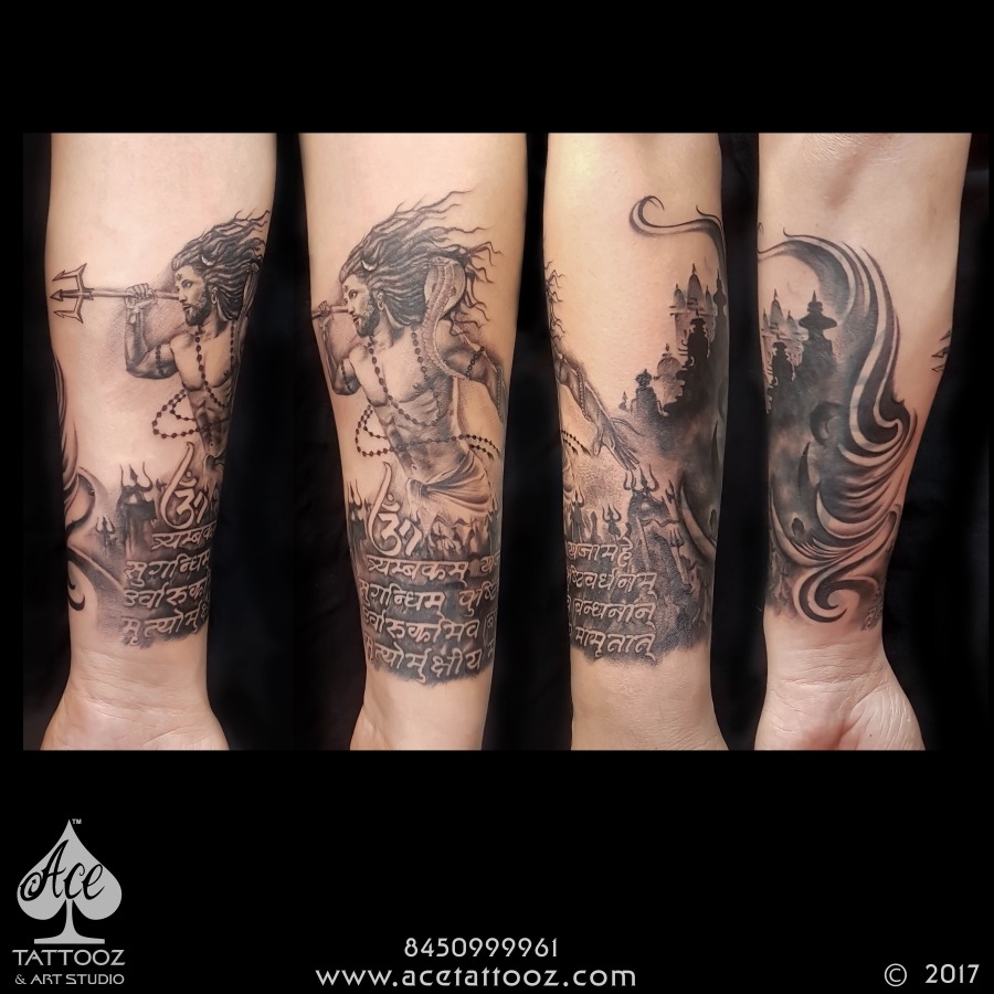 maha mrityunjaya mantra Tattoo by @cj_tattoo_world • • • • • • • • • • •  #cjtattooworld #tattoosartist #tattoolover #art #tattooambala… | Instagram