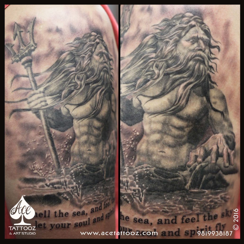 Lord Shiva Rishi 3D Tattoo - Ace tattoos
