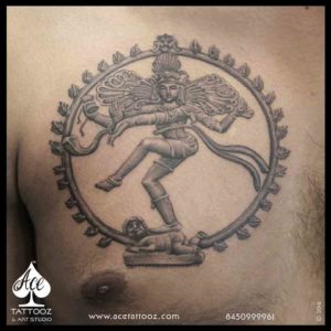 Natraj Lord Shiva 3D Tattoo - Ace Tattoos