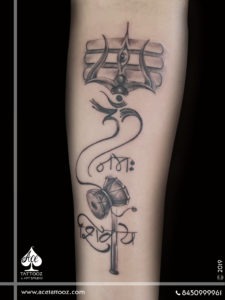 Om Namah Shivay Tattoo on Arm