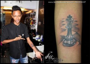 Chess Game Design Best Tattoo Designs for Men