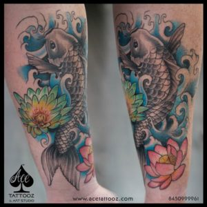 Koi Fish Tattoo for men - ace tattooz