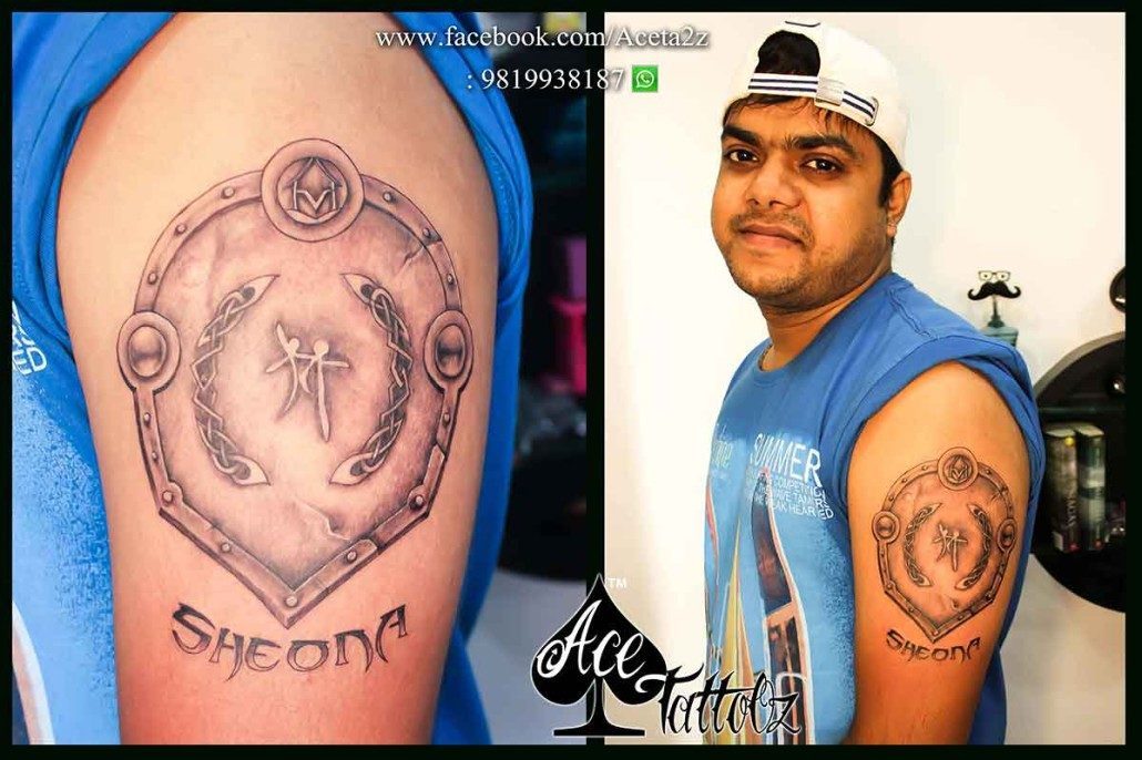 Shield Best Tattoo Designs for Men on Arm - Ace Tattooz