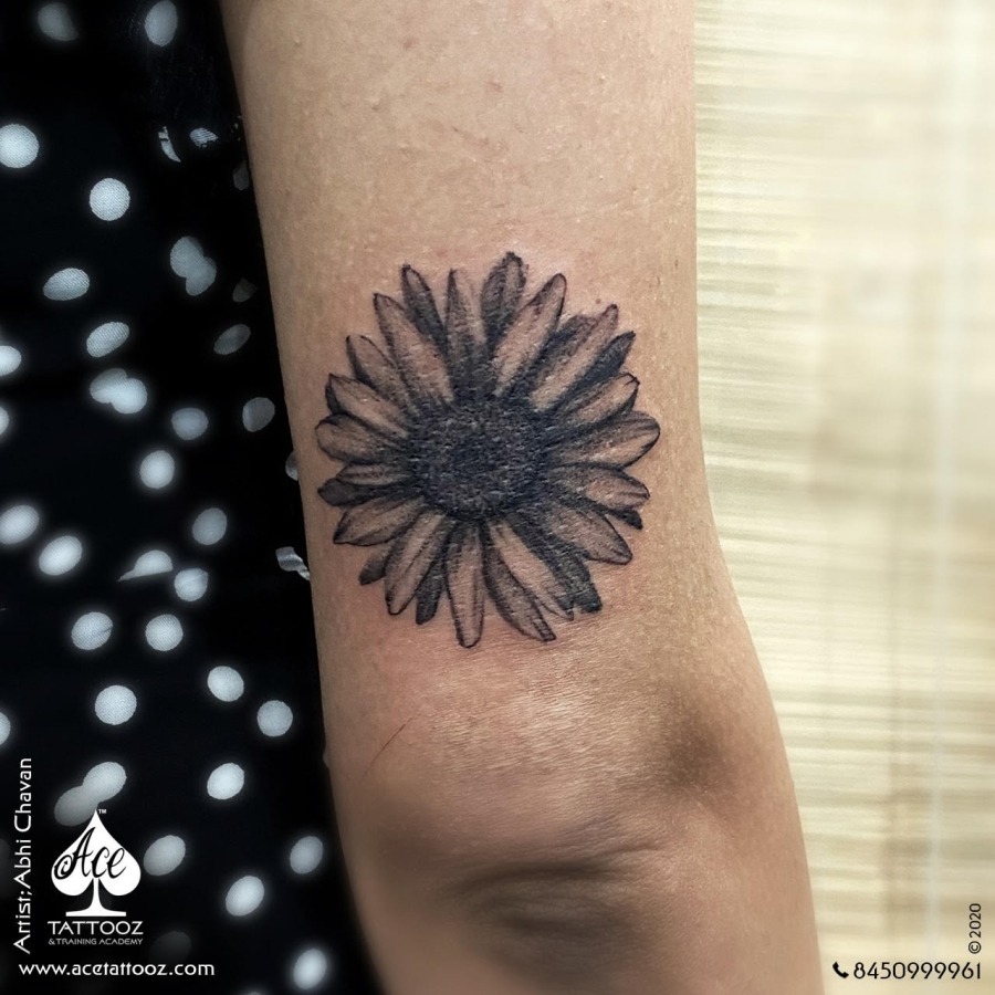 33 Sunflower Tattoos That'll Brighten Your Day