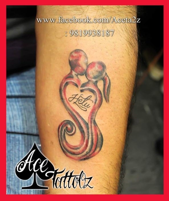 Rudra Name Tattoo | Heart tattoos with names, Name tattoo, Tattoos