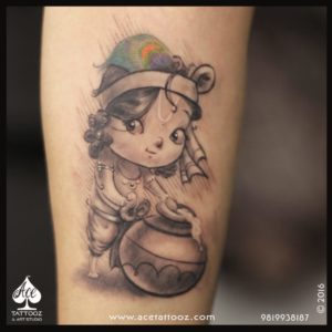 bal krishna tattoo - ace tattooz