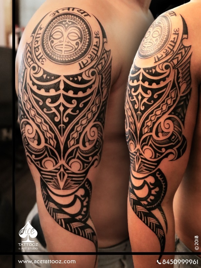 Polynesian Temporary Tattoo, Maori Tattoo, Tribal Tattoo, 2115 Cm - Etsy  Israel