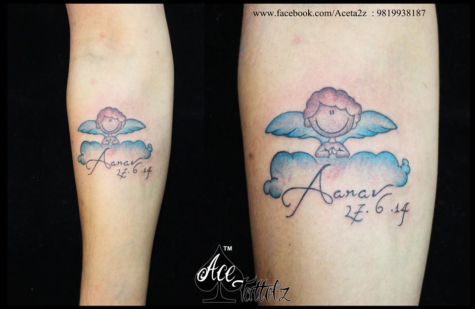 Mother Daughter Cloud Tattoo - Ace Tattooz
