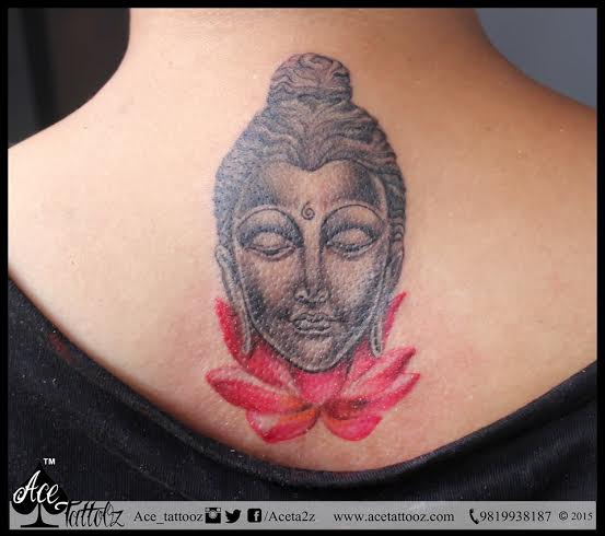 Buddha Head Tattoo Design