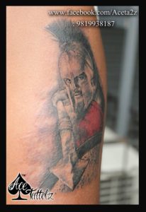 Leonidas Tattoo for Men