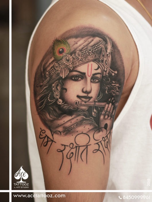krishna tattoo designs - ace tattooz & art studio mumbai