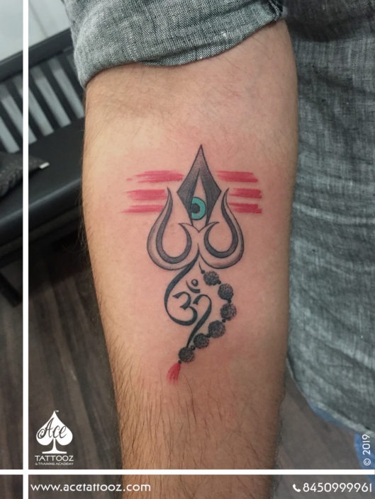om shiva tattoo - Ace Tattoos