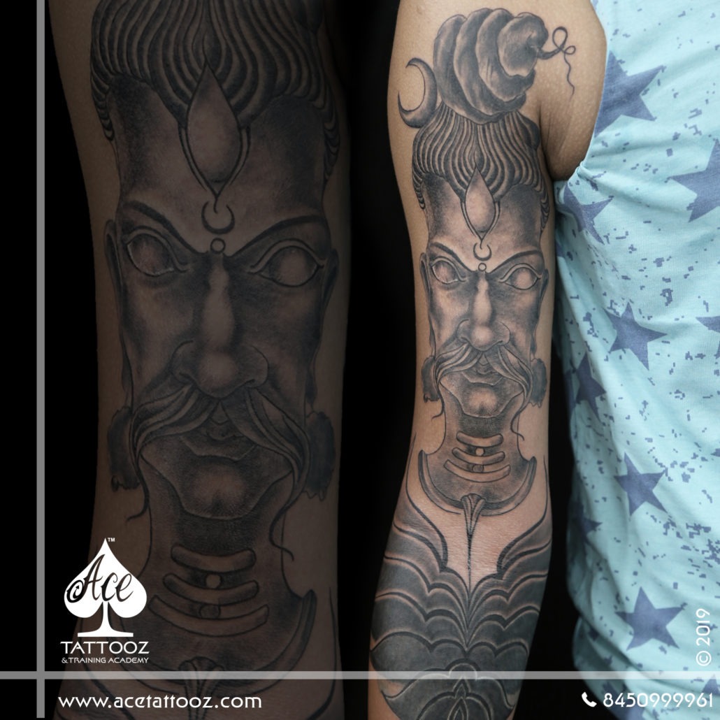 3D The Canvas Arts Temporary Tattoo Waterproof For Men & Women Arm, Hand,  Back, Thighs (Lord Shiva Shakti Tattoo) Size 21X15 cm TH-822 : Amazon.in:  Beauty