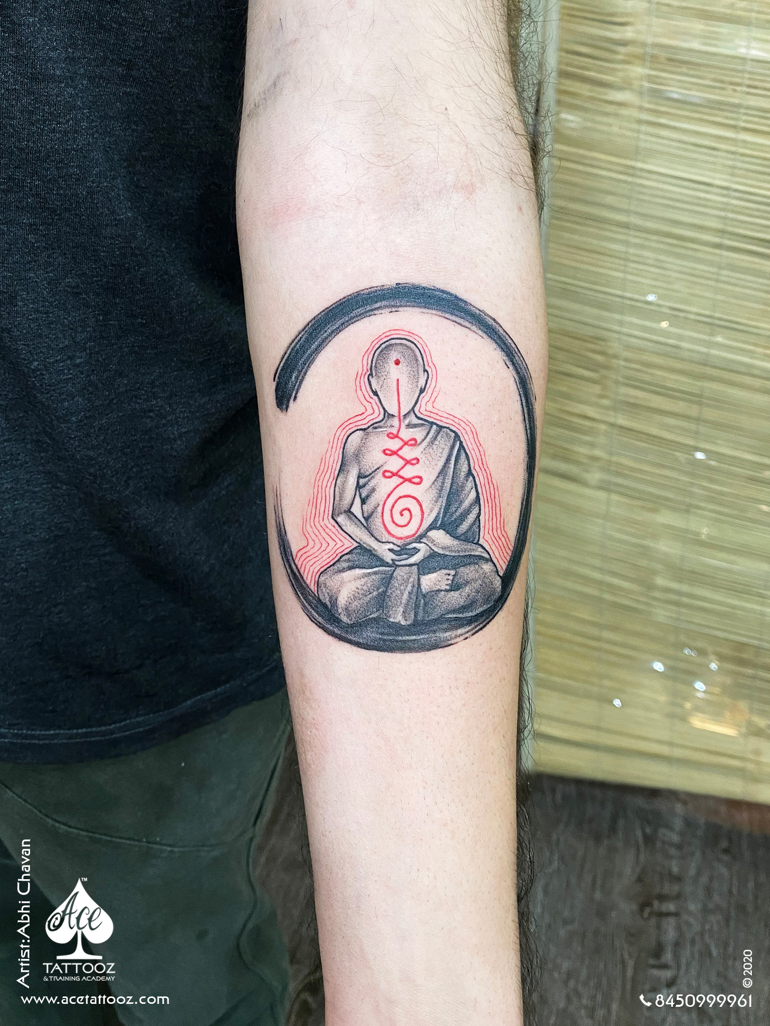 Monk Tattoo - Ace Tattooz
