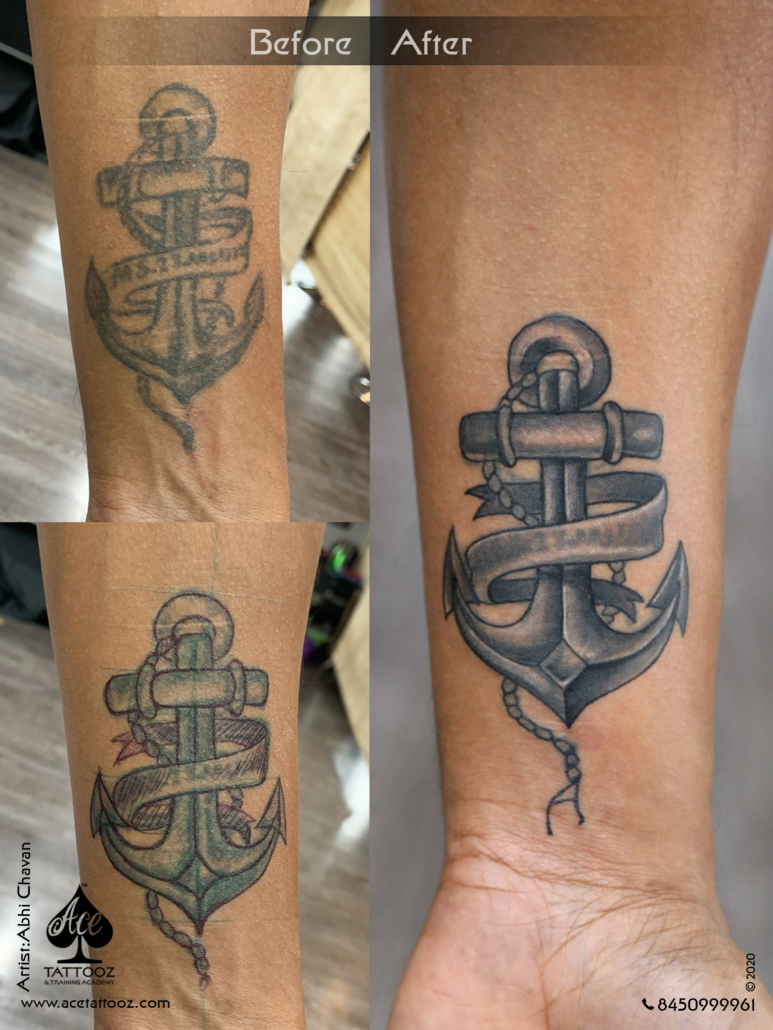 Redesigned Anchor Tattoo