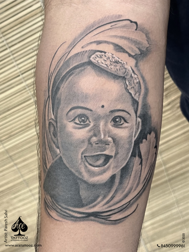 My Best Tattoos of Children's Portraits – Zhimpa Moreno