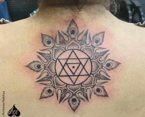 Back Spiritual Tattoo