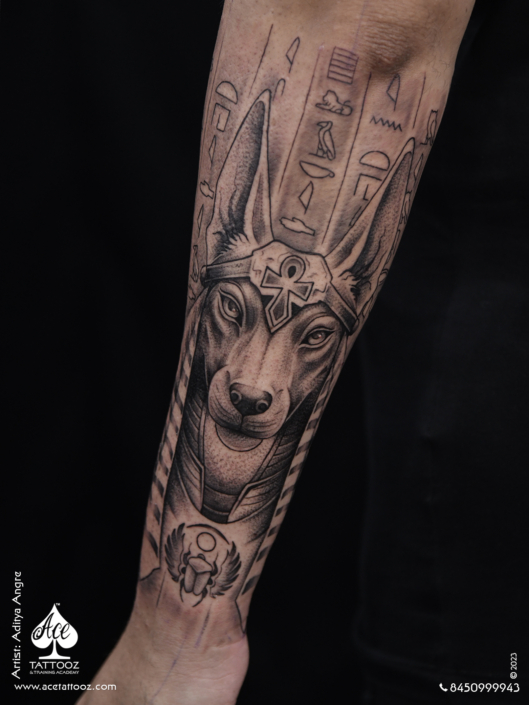 Anubis Tattoo Design