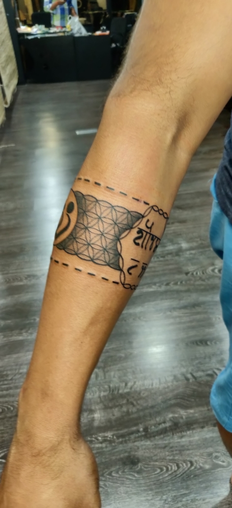 Done with this amazing Customised Lord Shiva armband tattoo by  @aakashchandani_ @skinmachinetattoo Lord shiva is healed and settled, added  background... | By Aakash ChandaniFacebook