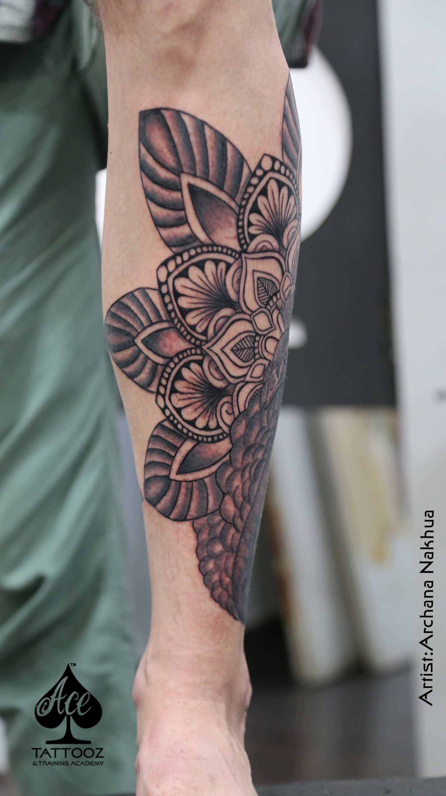 Amma with Heart Tattoo | Compass tattoo design, Heart tattoo, Ink tattoo
