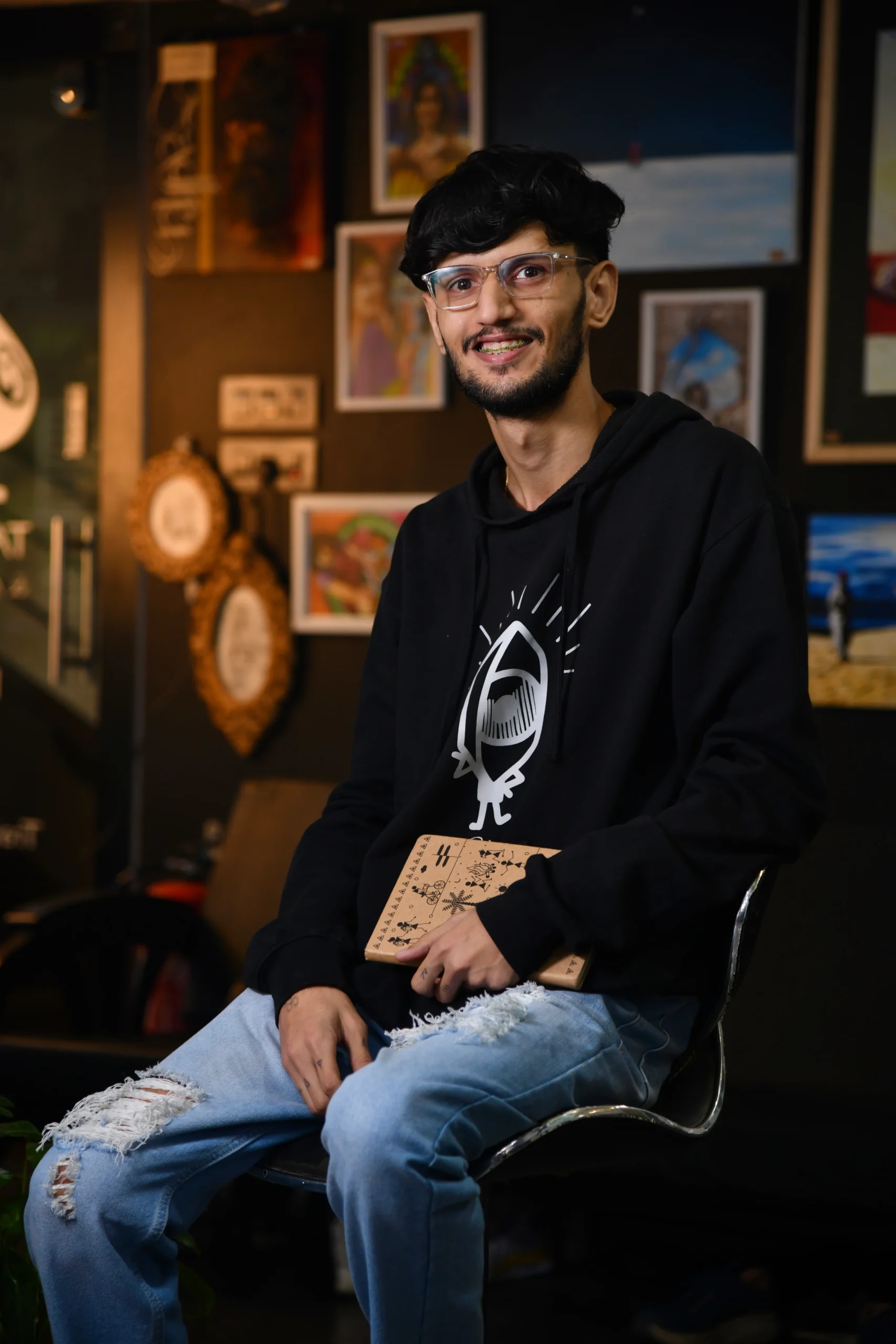 Karan Bhanushali for fine line, geometric, and mandala tattoos at Ace Tattooz, Mumbai