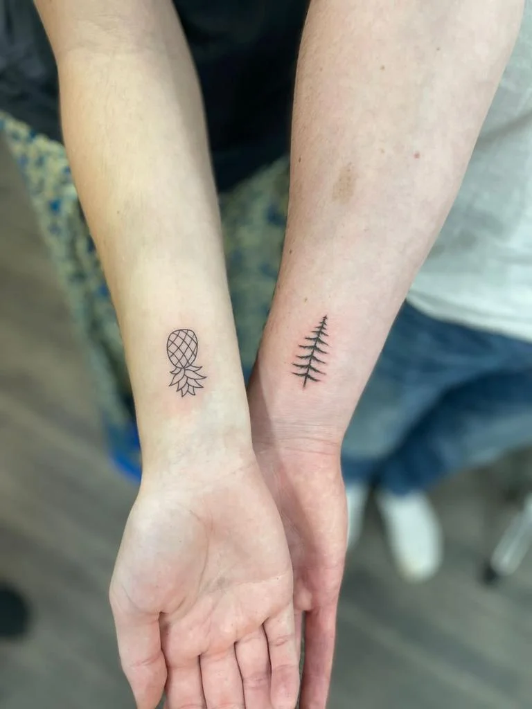 Couple Tattoo Design