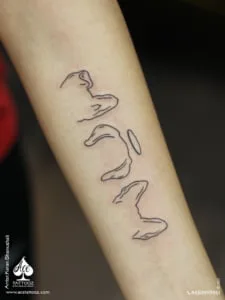 3 Dogs Tattoo for Women