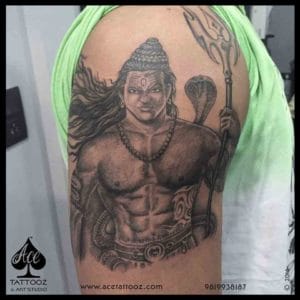 3D Lord Shiva Tattoo