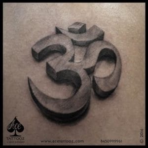 3D OM Tattoo