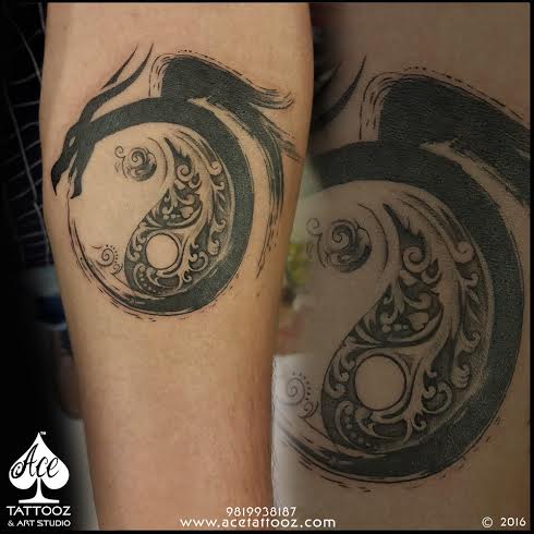 Arm-Best-Tattoo-Designs-for-Men-of-Ying-Yang-Design