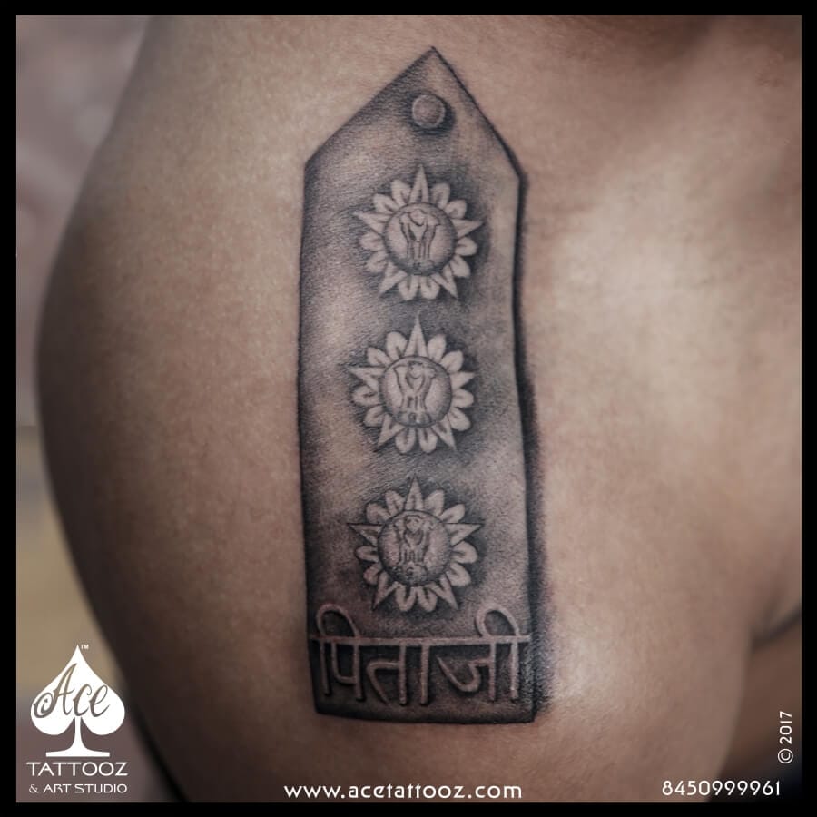 Best-Army-Rank-Dad-Tattoo