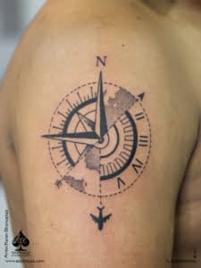 Compass & Travel Tattoo for Women