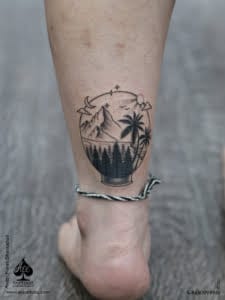 Custom Nature Tattoo for Women