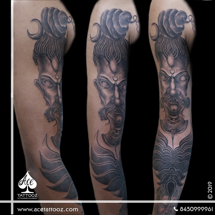 Customized God Shiva Tattoo