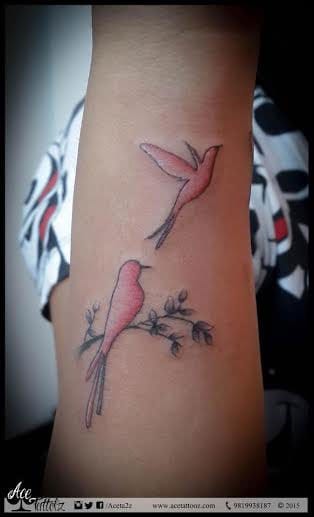 Flying Bird Tattoo