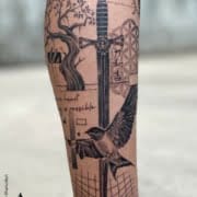 Sword tattoo